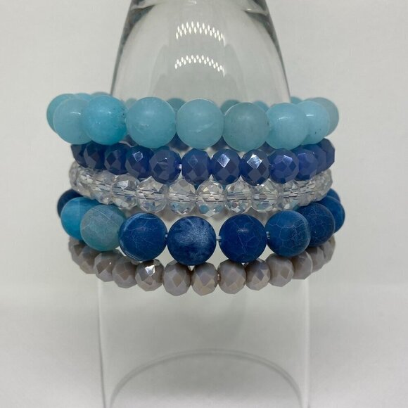 Stacking Bracelets - set of 5 - Picture 2 of 3